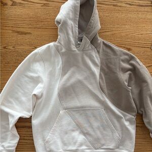 ALO Make Waves Hoodie — Ivory/ Bone/Gravel
